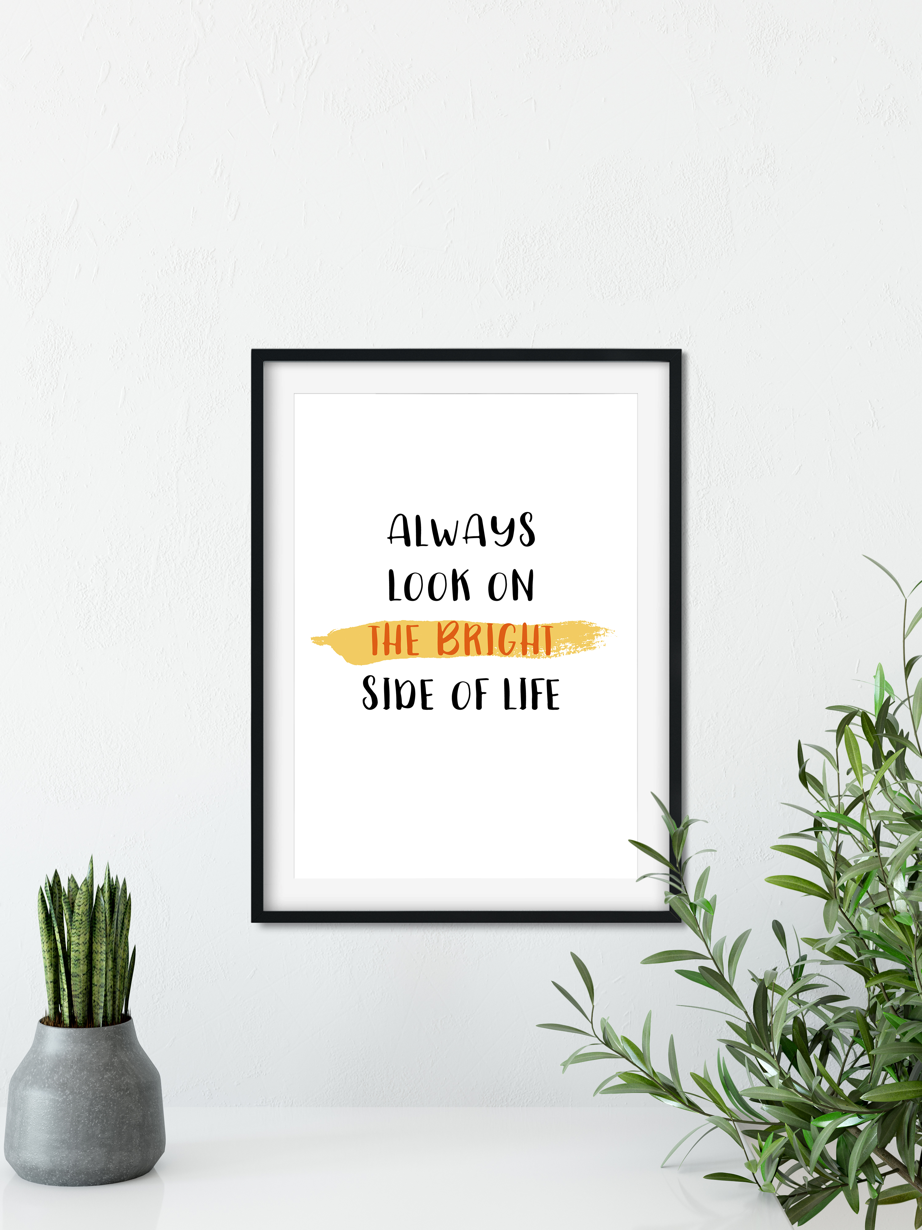 Always Look On The Bright Side Of Life Lyrics Monty Python A3 Poster Print